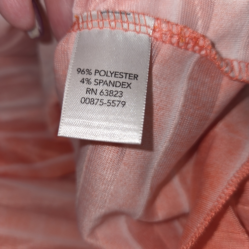 Christopher & Banks Orange Ruffled Tank Top - Picture 10 of 10